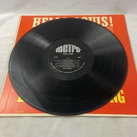 Hello Louis! Louis Armstrong Vinyl Record LP - Picture 5 of 14